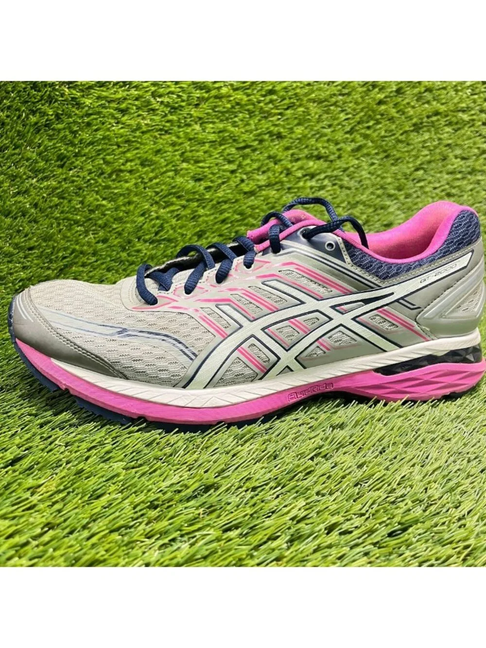 Asics GT-2000 5 Womens Size 11.5 Gray Pink Blue Athletic Running Shoes Sneakers